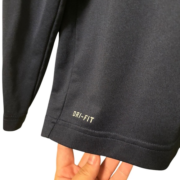 Nike Seattle Seahawks 1/4 Zip Dri-FIT Pullover Navy- Size Large - Picture 3 of 5